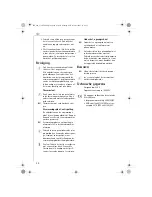 Preview for 34 page of Electrolux ETG240 Instruction Book