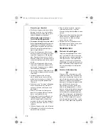 Preview for 36 page of Electrolux ETG240 Instruction Book