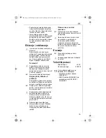 Preview for 75 page of Electrolux ETG240 Instruction Book