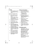 Preview for 82 page of Electrolux ETG240 Instruction Book