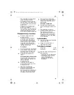 Preview for 91 page of Electrolux ETG240 Instruction Book