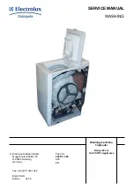 Предварительный просмотр 1 страницы Electrolux ETW10540W Service Manual