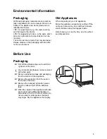 Preview for 5 page of Electrolux EU 1180 U Operating Instructions Manual