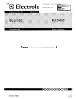 Preview for 1 page of Electrolux EU 2102C Instructions For Use Manual