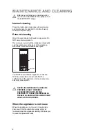 Preview for 8 page of Electrolux EU 2120 C Instruction Book