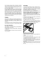 Preview for 8 page of Electrolux EU 2421 C Installation And Instruction Manual