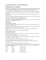 Предварительный просмотр 14 страницы Electrolux EU 6232 Operating And Installation Instructions