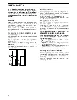 Preview for 5 page of Electrolux EU 6323 T Installation And Instruction Manual