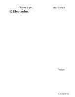 Preview for 1 page of Electrolux EUC14291W User Manual