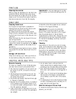 Preview for 5 page of Electrolux EUC14291W User Manual