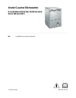 Предварительный просмотр 1 страницы Electrolux EUC1WS Installation And Operating Manual