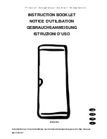 Electrolux EUC2105 Instruction Booklet preview