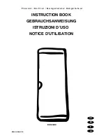 Preview for 1 page of Electrolux EUC2200 Instruction Book