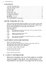 Preview for 2 page of Electrolux EUC2244AOW User Manual