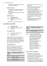 Предварительный просмотр 20 страницы Electrolux EUC2245AOW User Manual