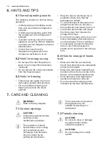 Preview for 10 page of Electrolux EUCP2245AW User Manual