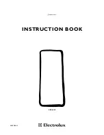 Предварительный просмотр 1 страницы Electrolux EUF 2320 Instruction Book