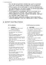 Preview for 4 page of Electrolux EUF1840AOW User Manual