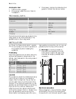 Предварительный просмотр 18 страницы Electrolux EUF20230W User Manual