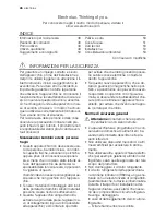 Предварительный просмотр 46 страницы Electrolux EUF23700 User Manual