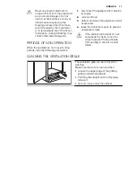 Preview for 11 page of Electrolux EUF2500AOW User Manual