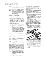 Предварительный просмотр 9 страницы Electrolux EUF2506AHW User Manual