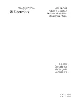 Preview for 1 page of Electrolux EUF27301W User Manual