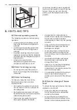 Предварительный просмотр 10 страницы Electrolux EUF2744AOW User Manual