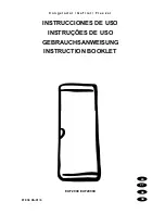 Preview for 1 page of Electrolux EUF2900 Instruction Booklet