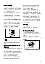 Preview for 16 page of Electrolux EUFG29800W Instruction Book