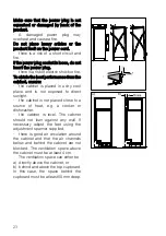 Preview for 23 page of Electrolux EUFG29800W Instruction Book