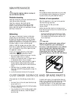 Предварительный просмотр 7 страницы Electrolux EUG11700 Instruction Booklet