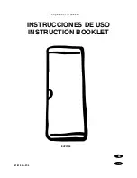 Electrolux EUP3100 Instruction Booklet preview