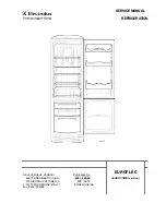 Electrolux EUROFLEC Service Manual preview