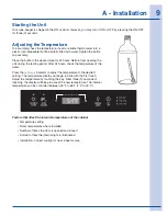 Preview for 9 page of Electrolux European Wine Tower Service Manual