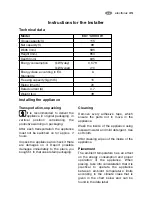 Preview for 35 page of Electrolux EUT 12003 W User Manual