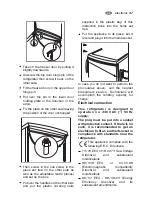 Preview for 37 page of Electrolux EUT 12003 W User Manual