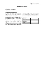 Preview for 39 page of Electrolux EUT 12003 W User Manual