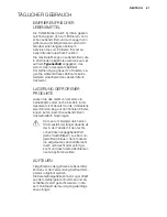 Preview for 67 page of Electrolux EUT1040AOW User Manual