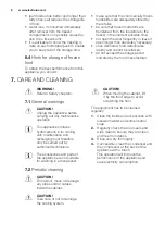 Preview for 8 page of Electrolux EUT1105AOW User Manual