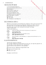 Preview for 2 page of Electrolux EUT1105AW2 User Manual