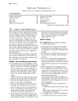 Preview for 38 page of Electrolux EUT6259 User Manual