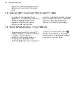 Preview for 18 page of Electrolux EUT6NE26W User Manual