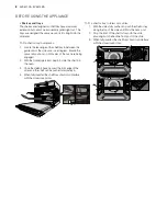 Предварительный просмотр 8 страницы Electrolux EVE611SA User Manual