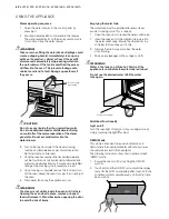 Предварительный просмотр 42 страницы Electrolux EVE611SA User Manual