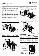 Preview for 2 page of Electrolux EVE614 Installation Manual