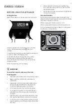 Preview for 13 page of Electrolux EVE614 User Manual