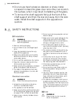 Preview for 4 page of Electrolux EVE678 User Manual