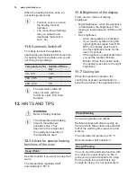 Preview for 18 page of Electrolux EVE678SC User Manual