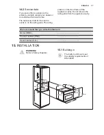 Preview for 37 page of Electrolux EVE678SC User Manual